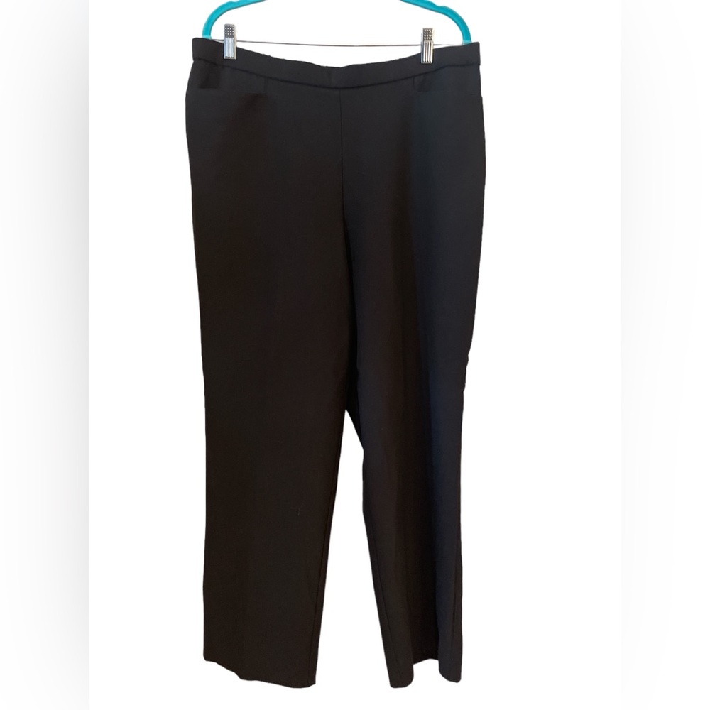 Laura Scott Women Size 16WS Black Pants